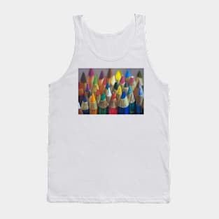 Colored pencils drawing Tank Top